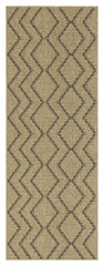 Earth - 5'3" X 7'3" Indoor, Outdoor Area Rug - Black, Natural