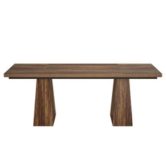 Executive Desk, Workstation With Double Pedestal For Home Office