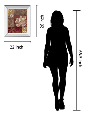 Variety Of Style Il By Elaine Vollherbst-Lane - Mirror Framed Print Wall Art - Red