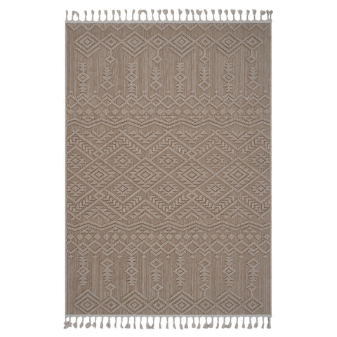 Guros - 6' X 9' Traditional Indoor / Outdoor Area Rug - Natural