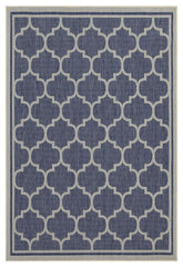 Sunshine - 5'3" X 7'3" Indoor, Outdoor Area Rug Polypropylene - Blue