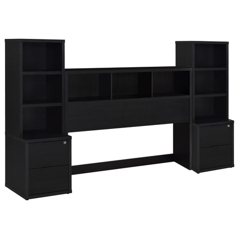 Geary - 3 Piece Bedroom Set With Bookcase Headboard