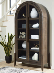 Benhall - Accent Cabinet - Dark Brown