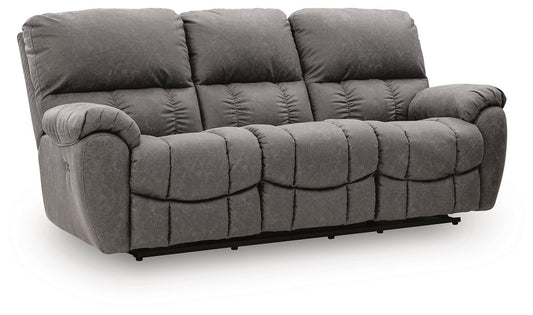 Bakerstein - Power Reclining Sofa With Adjustable Headrest - Galaxy