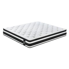 12" Breathable Hybrid Mattress, Memory Foam, Individual Pocket Springs