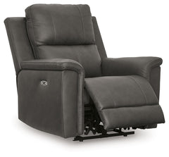 Bleckley - Power Recliner With Adjustable Headrest - Anchor