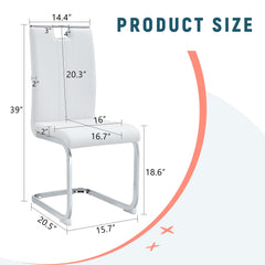 Bow Shaped Chairs, Ergonomic Design, Non Slip Base