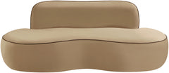 Swerve - Velvet 77" Upholstered Loveseat