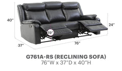 Contemporary Three Seater Sofa