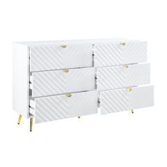 Gaines - 55" Dresser - White High Gloss
