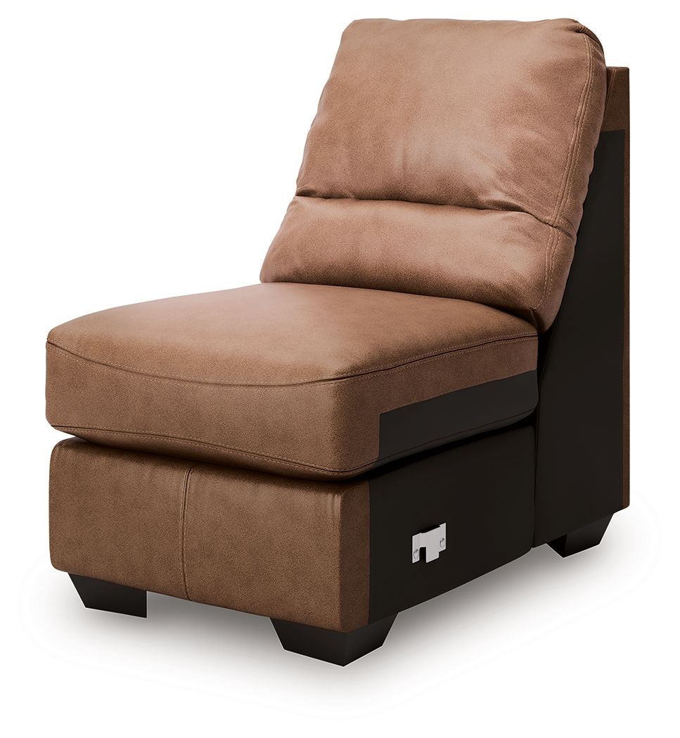 WillowBend - Armless Chair - Caramel