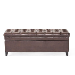 Juliana - Storage Ottoman With Birch Legs