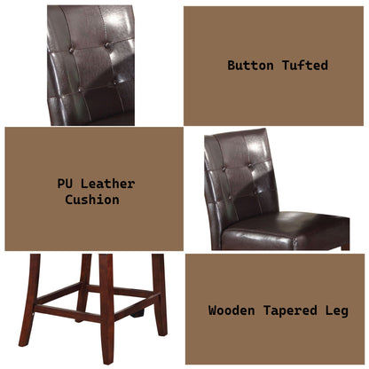 Britney - Counter Height Chair (Set of 2) - Espresso