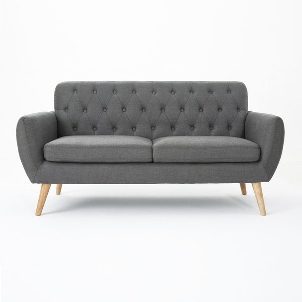 Mid - Century Tufted Loveseat