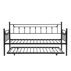 Twin Daybed With Trundle - Black