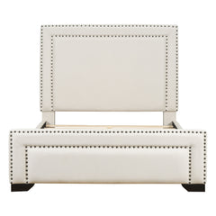 Upholstered Bed With Slats Support, No Box Spring Needed