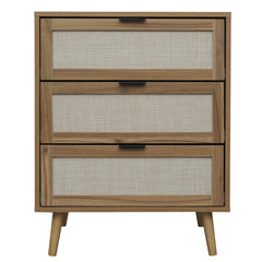 3 Drawer Cabinet, Suitable For Bedroom, Living Room, Study - Walnut