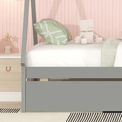 Tent Floor Bed, Teepee Bed, With Trundle