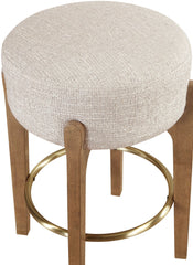 Torino - Backless Counter Stool With Brushed Brown Base (Set of 2)