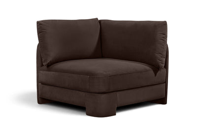 Hammond - Velvet Performance Fabric Upholstered Corner Chair