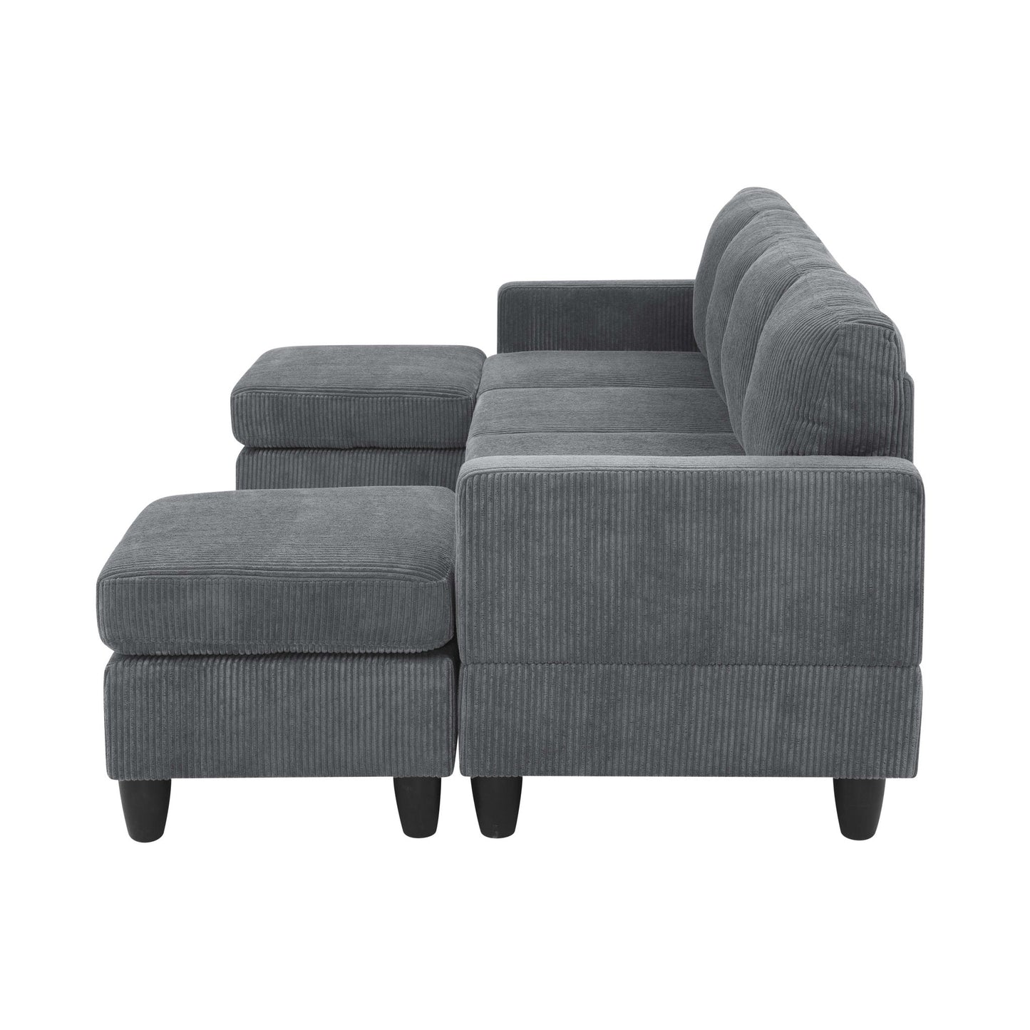 Modular Sectional With 2 Ottomans