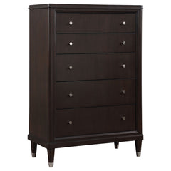 Niguel - 5 Drawer Chest Storage Furniture - Brown