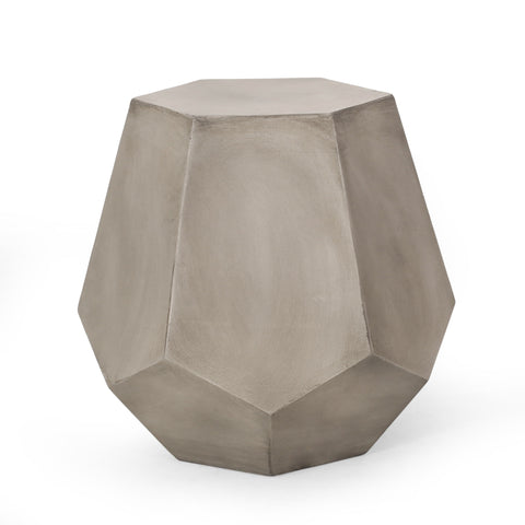 Outdoor Calgary Side Table - Light Gray