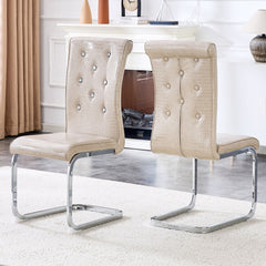 Elegant Design Upholstered Dining Chairs