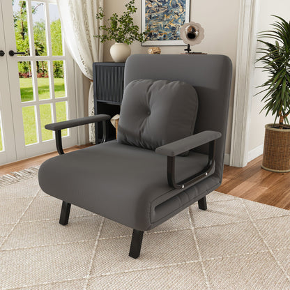 5 In 1 Folding Sofa Bed With 5 Position Adjustable Backrest