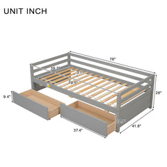 Daybed With 2 Storage Drawers