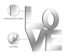 Love - Mirror - Pearl Silver
