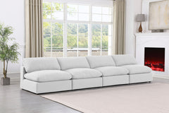 Comfy - Linen Modular Armless Sofa 4 Seats