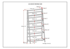 Acadian - Handcrafted Wide Bookcase