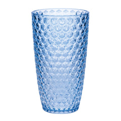 Leading Ware Diamond Cut Acrylic Drinking Glasses (Set of 4)