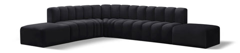 Arc - Velvet 7 Piece Corner Modular Sofa