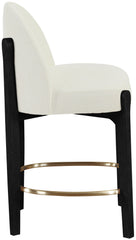 Torino - Counter Stool With Brushed Black Base