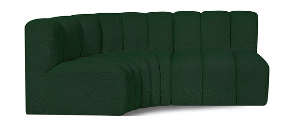 Arc - Boucle Fabric 3 Piece Sofa