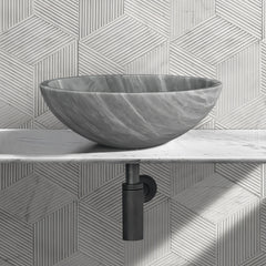 Bathroom Vessel Sink, Circular Design