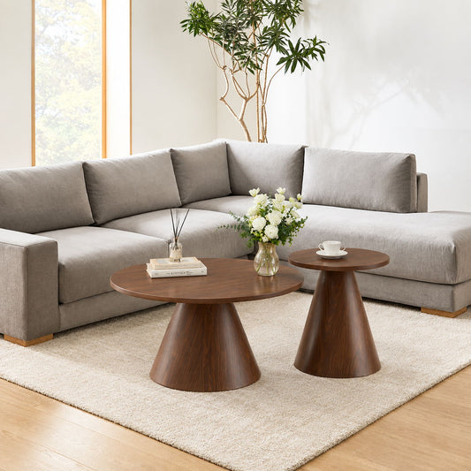 Modern Nesting Coffee Table Set For Living Room
