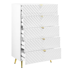 Gaines - Chest - White High Gloss