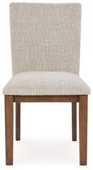 Kraeburn - Dining Upholstered Side Chair (Set of 2) - Beige / Brown