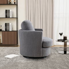 Swivel Accent Barrel 360 Degree Club Chair