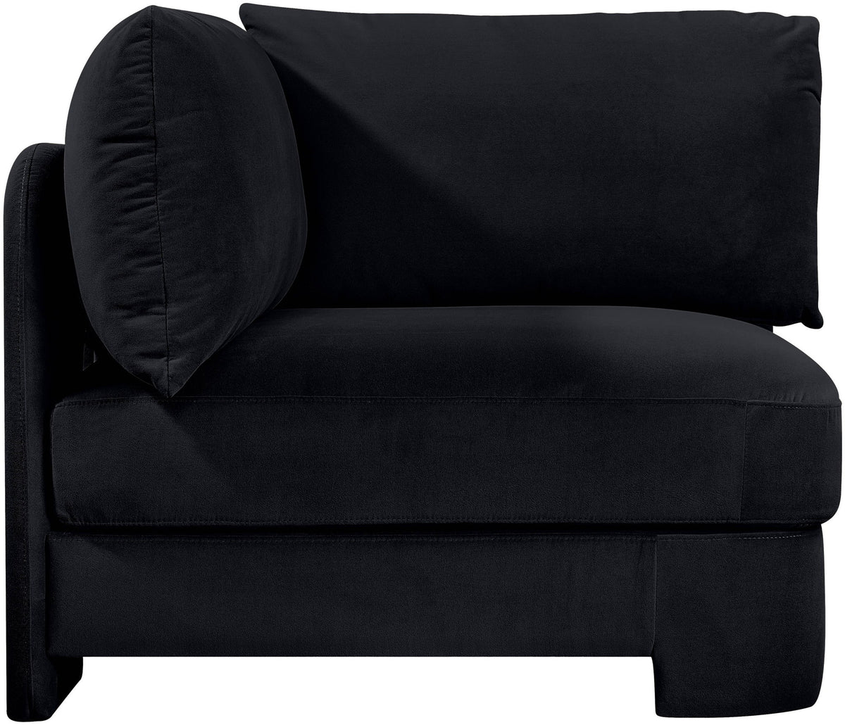 Hammond - Velvet Performance Fabric Upholstered Corner Chair