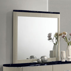 Travonte - Mirror - Gray / Beige