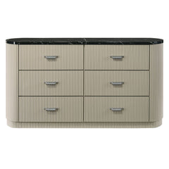 Travonte - Dresser - Gray / Beige