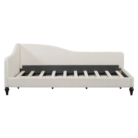 Modern L Shaped Linen Daybed With Legs