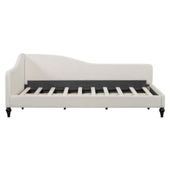 Modern L Shaped Linen Daybed With Legs