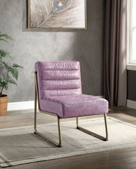 Loria - Accent Chair - Wisteria Top Grain Leather
