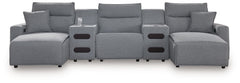 ModMax II - Salt And Pepper - Reclining Sectional