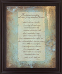 Golden Season Poem - 28" x 34" Framed Wall Art